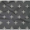 thumbnail image 4 of oneOone Organic Cotton Poplin Twill Fabric Plus Sign Kasuri Printed Craft Fabric BTY 42 Inch Wide, 4 of 4