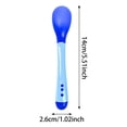 thumbnail image 3 of 2pcs Baby Temperature Sensing Tableware Set Utensil Toddler Dinnerware Cutlery Cartoon Food Feeding Spoon Fork, 3 of 4