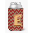 thumbnail image 1 of Letter E Chevron Garnet & Gold Can or Bottle Hugger, 1 of 1