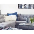 thumbnail image 2 of Moe's Home Collection Rectangle Contemporary Fabric Lamb Fur Pillow in Natural, 2 of 4