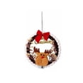 thumbnail image 1 of Yyhyds Kit de Matériel de Couronne de Noël Bricolage, Fournitures d'Artisanat de Couronne de Noël, Clochettes Rouges, Nœud, Pomme de Pin, Baie, Décoration des Fêtes pour Projets de Couronne Bricolage Liquidation Ventes Aujourd'hui Aubaines Prime, 1 of 1