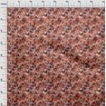 thumbnail image 4 of oneOone Viscose Chiffon Orange Fabric Abstract Floral Sewing Craft Projects Fabric Prints By Yard 42 Inch Wide, 4 of 5