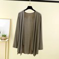 thumbnail image 1 of TopLLC Ensembles de Pyjama Ensembles de Détente pour Femmes, Vêtements de Nuit pour Femmes Blouse pour Femmes Uni Décontracté Mode Col Rond Manches Longues Régulières Hauts de Vêtements de Nuit Manches Longues Hauts de Pyjama, 1 of 3