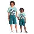 thumbnail image 3 of George Boys' French Terry Cargo Short, 3 of 6