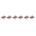 thumbnail image 3 of Baohd 2x Artificial Flowers – Elegant For Decoration Long-lasting Durability purple 3Set, 3 of 6