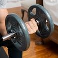 thumbnail image 4 of GoZone Standard 14" Dumbbell Handles – Threaded Ends – Silver, 4 of 8