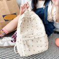 thumbnail image 4 of AMERTEER Fashion Floral Printed Backpack Student Travel Large Capacity Schoolbag (B), 4 of 6