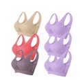 thumbnail image 1 of Timegard 6pc Sports Bras for Women Plus Size High Support Wireless Breathable Mesh Workout Running Bras, 1 of 2