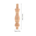 thumbnail image 2 of SWETRACE 10Pcs Wood Spindles for Deck Railing and Stair Balusters Indoor Use 3.34X0.71X0.71In, 2 of 6