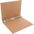 thumbnail image 2 of Binder Cover 6-Ring Binder Notebook Binder Cover Kraft Paper Binder Reusable Notebook Shell (A5), 2 of 9