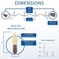 thumbnail image 2 of Novelty Lights 24FT 70 LED C6 Thanksgiving & Outdoor Christmas Tree Lights, 2 of 7