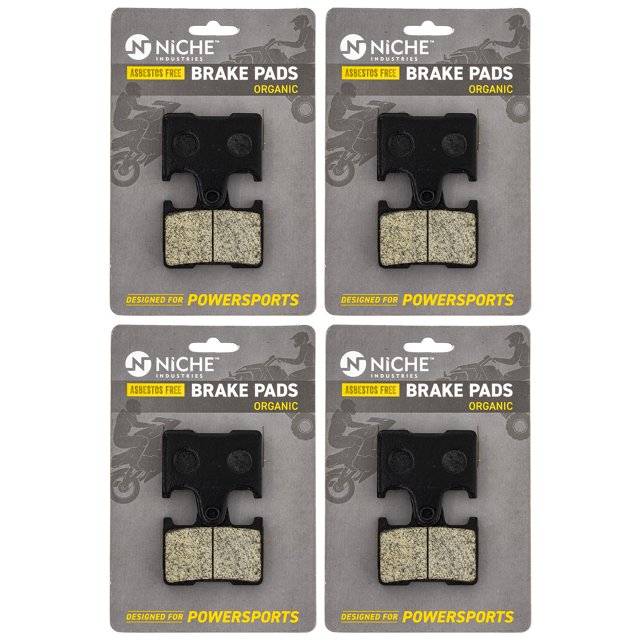 Niche Brake Pad Set for Yamaha RX1 RS Vector ER LTX Venture Rear Organic 4 Pack 519-KPA2682D