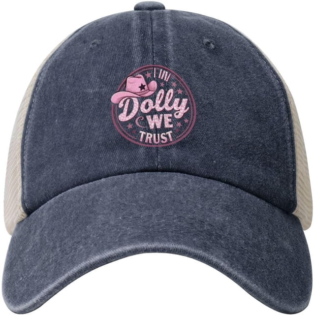 Casquette de Baseball pour Femmes « I'm Dolly We Trust » Ajustable