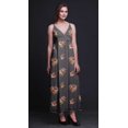 thumbnail image 2 of Bimba Robe Longue d'Été Sans Manches à Imprimé Teinture sur Nœuds Décontractée de Plage pour Femmes à Fleurs - Medium, 2 of 6