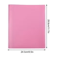 thumbnail image 4 of Pink Plastic Folder With Pockets Letter Size File Folder Document Organizer For Office School Supplies Heavy Duty Portfolio With Card Slot, 4 of 5