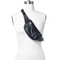 thumbnail image 2 of INC International Concepts Pebbled Belt Bag, Black,S, 2 of 3