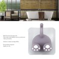 thumbnail image 4 of 2 Pcs Cute Animal Design Toothbrush Holder, Wall Mounted Stand For Bathroom With No Drill Tail Storage Rack, 4 of 8