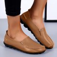 thumbnail image 5 of B91xZ Chaussures Plates pour Femmes Bout Pointu Chaussures Plates pour Femmes Carrées à Enfiler pour Mode Chic Rendez-Vous Confort Bureau Travail, Brun 6.5, 5 of 5