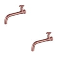 thumbnail image 4 of relayinert Bassin Universel Durable Installation Facile Compact Métal Simple Froid Mural Évier 04 Or Rose 2Ensemble, 4 of 6