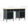 thumbnail image 4 of vidaXL Workbench Black 160x60x85 cm Steel, 4 of 5
