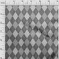 thumbnail image 3 of oneOone Viscose Chiffon Gray Fabric Check Craft Projects Decor Fabric Printed By The Yard 42 Inch Wide, 3 of 4