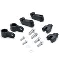 thumbnail image 5 of Krator Black 1" Engine Guard Bowleg Foot Peg Clamps Compatible with Harley Davidson Softail Cross Bones Deuce Rocker, 5 of 5