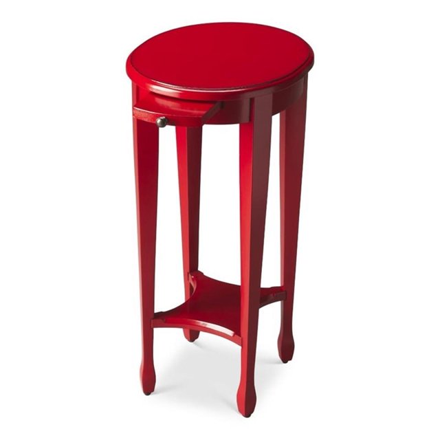 Butler Specialty Loft Arielle Table d'Appoint Ronde Rouge