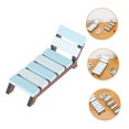 thumbnail image 4 of KALLORY Chaise Longue Inclinable Miniature en Bois Décoration de Table 1 Ensemble, 4 of 8