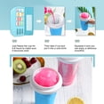 thumbnail image 4 of Generic "Quick-Freeze Blue Smoothie Cup - DIY Instant Ice Drink Maker with Reusable Silicone Design for Travel, Gym, and Home Use", 4 of 7
