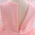 thumbnail image 4 of Penkiiy Robe Sans Manches en Dentelle avec Nœud pour Tout-Petites Filles Enfants, Robe en Tulle, Robe de Princesse, Déguisement de Princesse 2-3 Ans Rose Offre Été 2023, 4 of 9