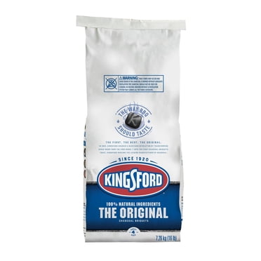 Briquettes de charbon de bois originales Kingsford®, Les briquettes de charbon de bois originales Kingsford® sont faites de composants naturels et de bois véritable pour donner aux grillades un goût f