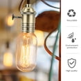 thumbnail image 2 of KAKOWELY 1Pcs Compact Synthetic Material Vintage Pendant Lighting for Kitchen Dining Room Living Room, 2 of 7