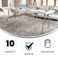 thumbnail image 2 of Table semi pliante Flash Furniture en plastique blanc granite, 2 of 9