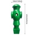 thumbnail image 3 of Dynamic Tabletop Foosball Replacement Figures for Indoor Play - Realistic Football Player Set for Rod Holes in Classic Blue and Red Theme, 3 of 4