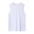 thumbnail image 2 of JDQJBZ Débardeurs pour Hommes Été Couleur Unie Col Rond Sans Manches Hauts Extensibles, 2 of 4