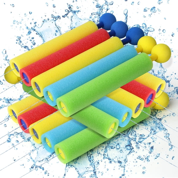 16 Pack Water Blaster, Water Guns Set for Kids Adult, Water Guns with Plastic Handle, Perfect Water Toy for Outdoor Swimming Pool Beach