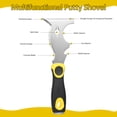 thumbnail image 1 of Multifunctional 420 Stainless Steel Multifunctional Putty Shovel with Two-Color Anti-Slip Handle, Paint Scraper 10 in 1 Putty Knife Multi-Use Painters Tool, Taping Knife, Paint, 1 of 6