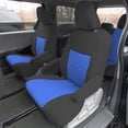 thumbnail image 2 of For Toyota Sienna 2011-2020 FH Group Neoprene Waterproof Custom Fit Car Seat Covers - 2nd Row Blue, 2 of 8
