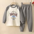 thumbnail image 4 of Ensemble de Pyjama en Coton pour Filles et Garçons, Haut à Manches Longues et Pantalon, 4 of 4