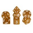 thumbnail image 1 of Polyhedral DND Dice Set, 7 Pcs DND Acrylic Dice for RPG Role Playing Table Games Tabletop Gaming Accessories, Pearl Pattern Neon Yellow, 1 of 6