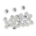 thumbnail image 4 of 25pcs Slotted .4mm Heavy Nymph Beads Fly Tying Tool White, 4 of 9