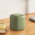thumbnail image 4 of Fasiaou Countertop Garbage Bin Push Button Multipurpose 5x5x6 Inch Small Recycle Bin for Bedside Tables Office and Kitchen,Green, 4 of 6