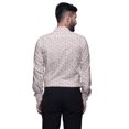 thumbnail image 2 of BESTMAN Long Sleeve Formal Shirt For Men Printed Button Down Cotton Men Shirts, 2 of 5