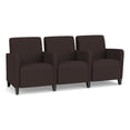 thumbnail image 1 of Lesro Ravenna Lounge Reception 3 Seat Tandem Seating in Brown, 1 of 5