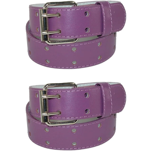 CTM® Ceinture de Jean en Cuir pour Enfants à Deux Trous