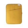 thumbnail image 1 of pitrice 1/2/3 Tablet Sleeve Bag Laptop Pouch Multi Pockets Computer Notebook Keyboard Storage Charging Cable Organizer Office Travel Yellow 13.3-14inch 1 Pc, 1 of 6