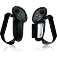 thumbnail image 2 of XINQIHANG Silicone Handle Grips Cover for Meta Quest 3, VR Touch Controller Grip Protective Case Skin Shell Anti-Slip Protector with Joystick Cap, Quick Change Battery Handle Cover (Black), 2 of 6