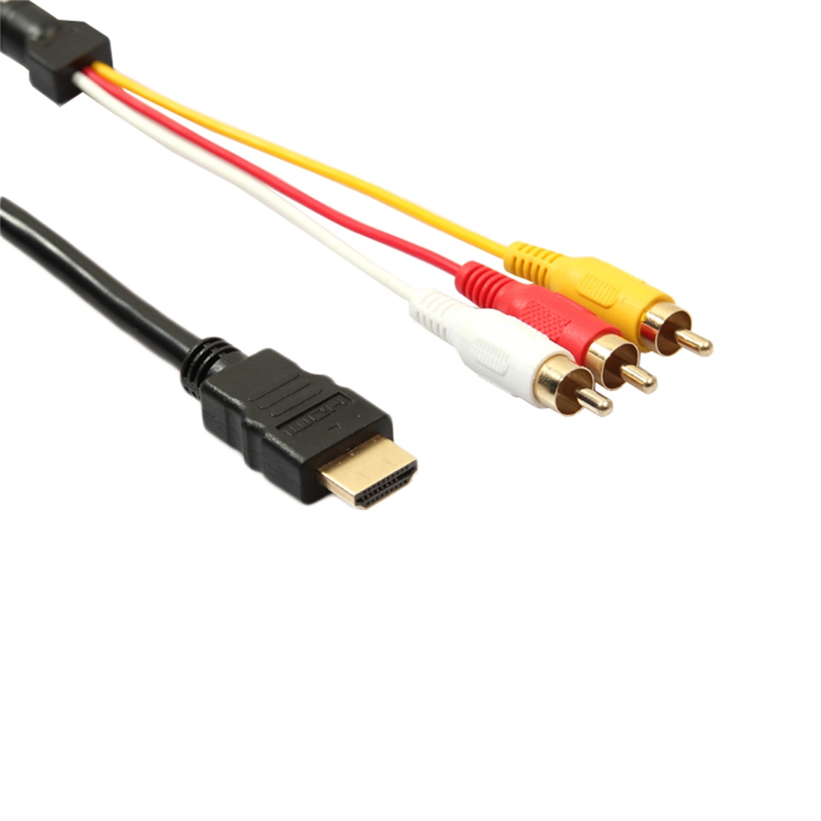 TIMIFIS HDMI To RCA Cable 1080P HDMI Male To 3rca Video Audio AV Male M/M Connector Adapter Cable Gift