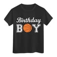 thumbnail image 4 of Chemises Garçons Été Manches Courtes Imprimé Basketball Tendance T-Shirt Haut Noir 2-3 Ans, 4 of 4