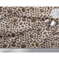 thumbnail image 2 of Soimoi Gray Modal Satin Fabric Coffee Beans Food Fabric Prints By Yard 42 Inch Wide, 2 of 5